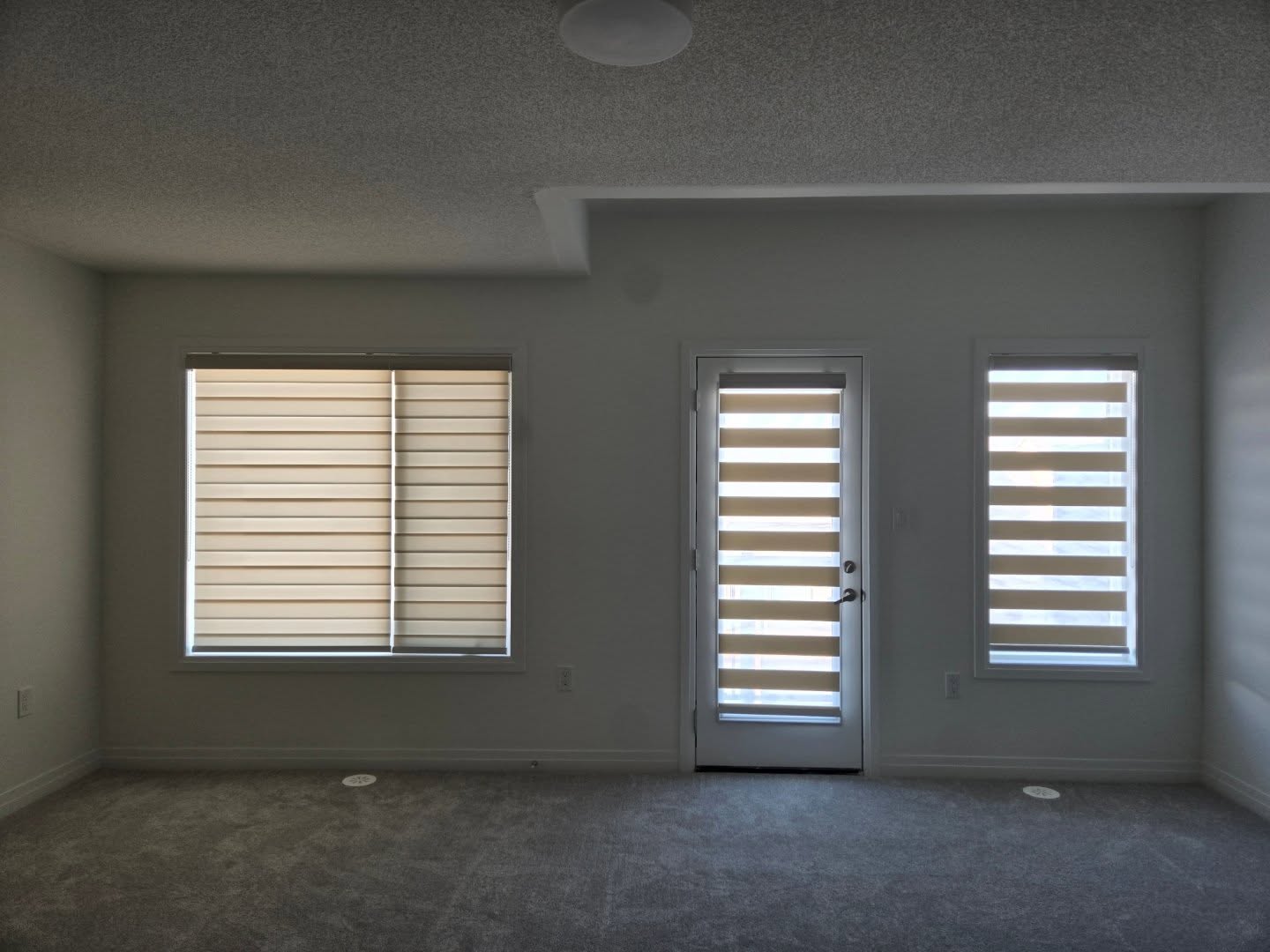 After — Zebra Blinds Installed